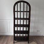 Etagère en rotin vintage
