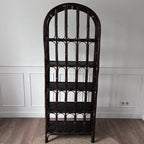 Etagère en rotin vintage
