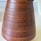 Vase West-Germany marron
