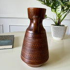 Vase West-Germany marron