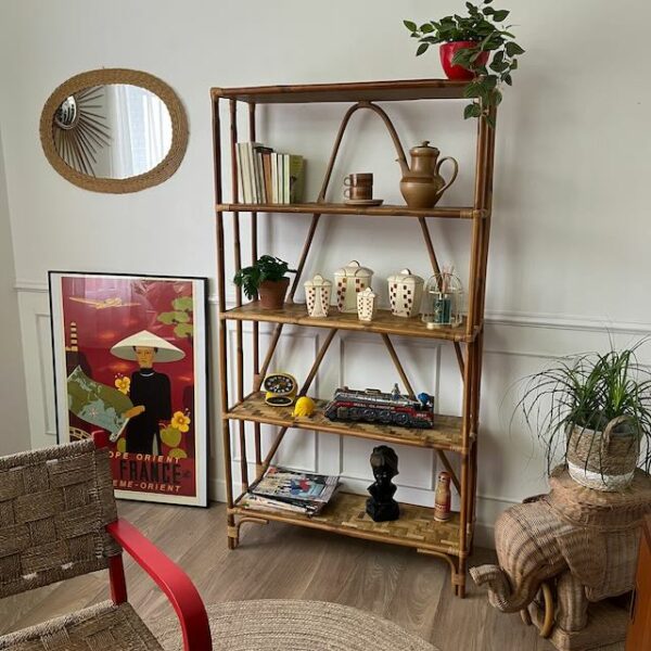 Etagère en rotin