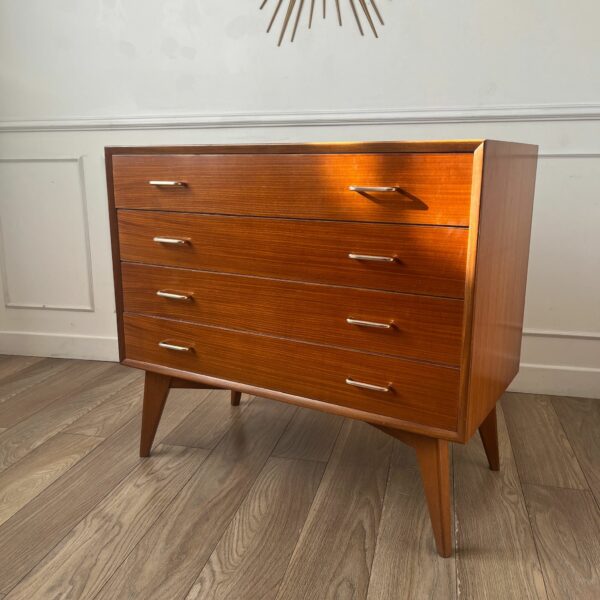 Commode vintage pieds compas